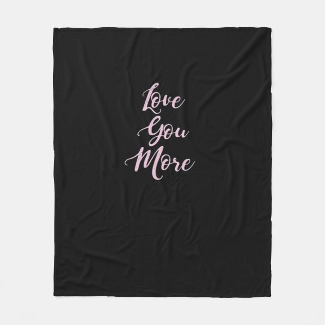 Manta Polar Love You More Classic Appeal  (Anverso)