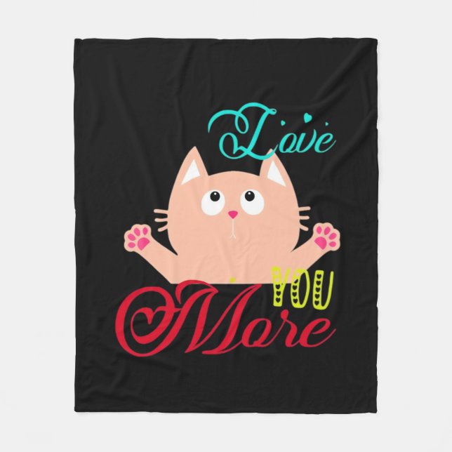 Manta Polar Love You More Elegant Style  (Anverso)
