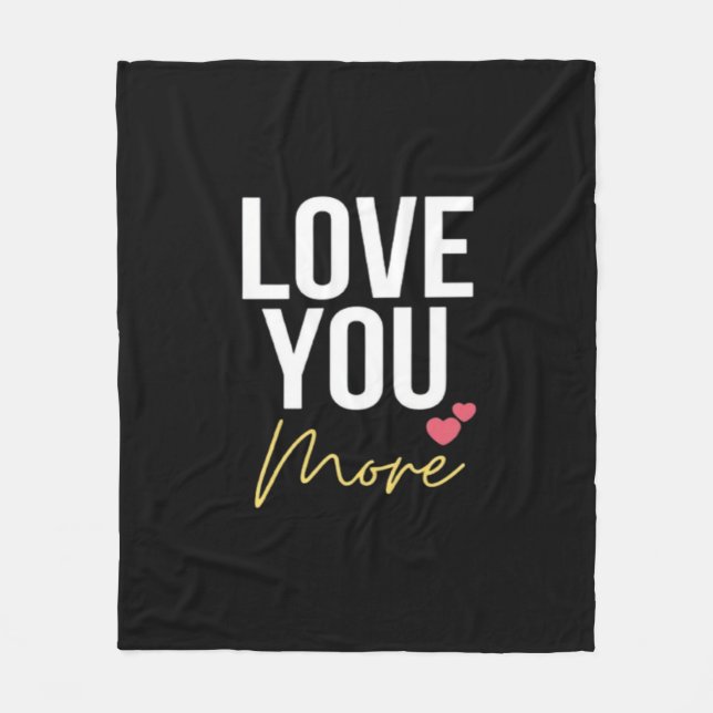 Manta Polar Love You More Elegant Style  (Anverso)