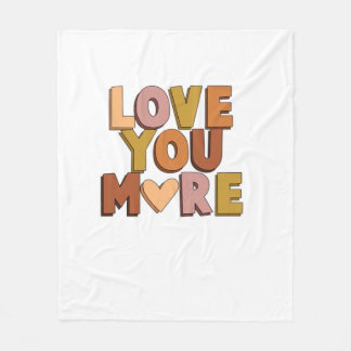 Manta Polar Love You More Minimal Romantic Style