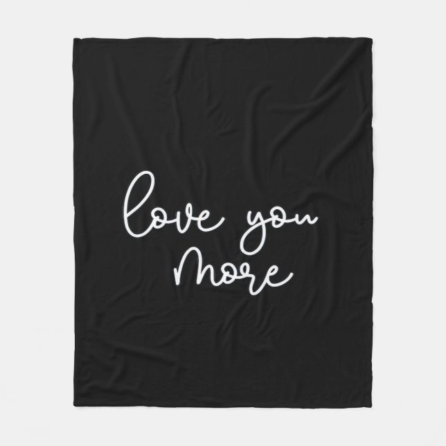 Manta Polar Love You More Sophisticated Style  (Anverso)