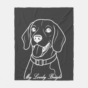 Manta Polar Lovely Beagle