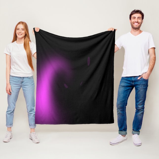 Manta Polar Luces de torrente morado de sol (In situ)