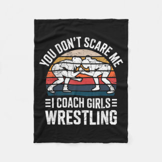 Manta Polar Luchador Divertido No Asustes Al Entrenador Chicas