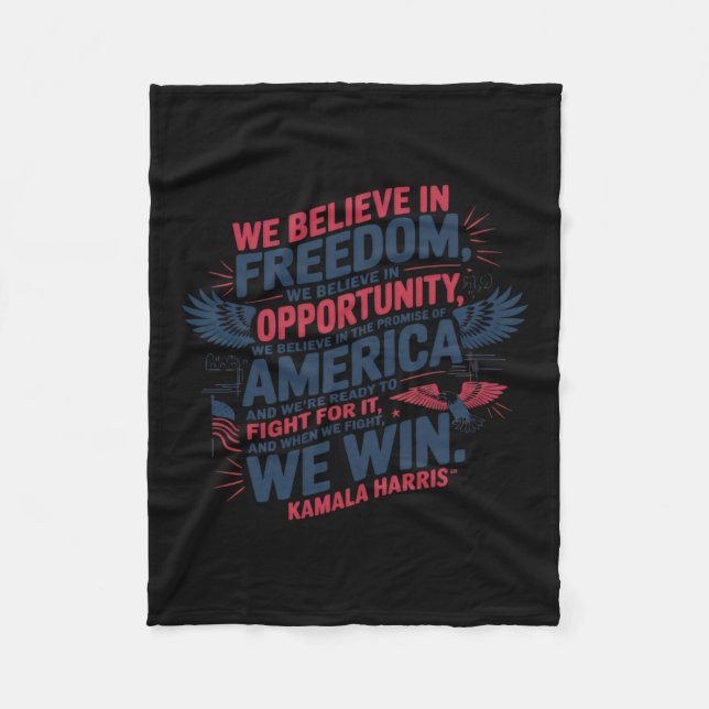 Manta Polar Luchando Por La Oportunidad De La Libertad Y El Ka (Anverso)