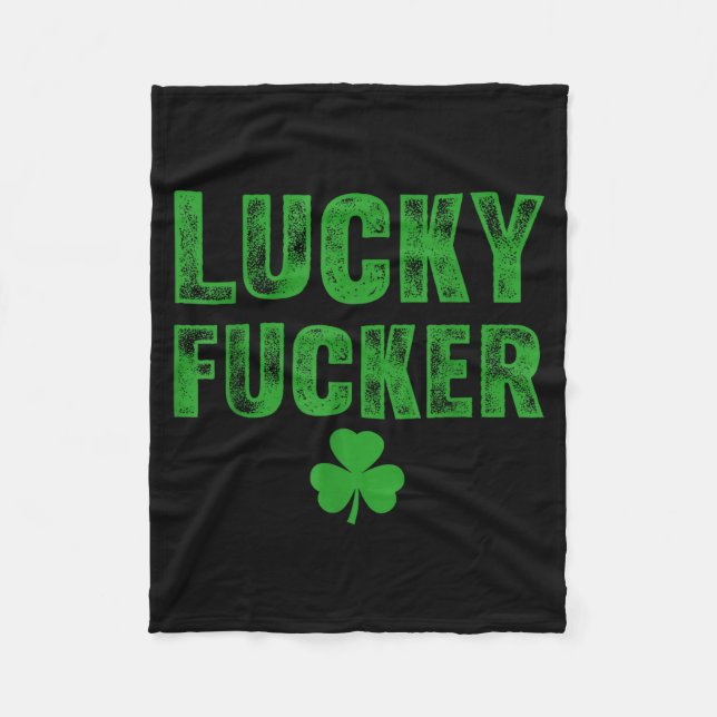 Manta Polar Lucky And Lucky Forer St Patricks Day  (Anverso)
