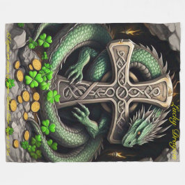 Manta Polar Lucky Dragon Fleece Blanket