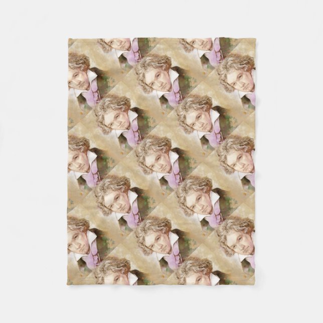 Manta Polar Ludwig van Beethoven im Aquarell Stil (Anverso)