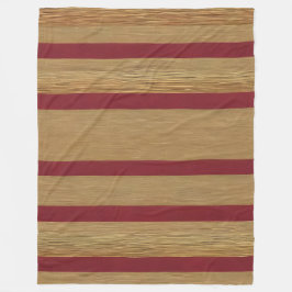 Manta Polar Lujo Linen Modern Burgundy Gold Collection