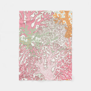 Manta Polar Luminoso patrón marino sin costura 