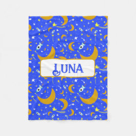 Manta Polar Luna de luna amarilla disparando cohetes espaciale