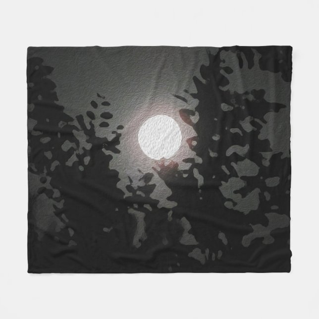 Manta Polar Luna llena (Frente (Horizontal))