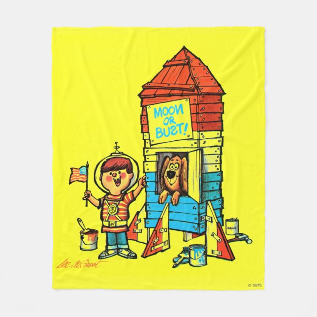 Manta Polar ¡Luna o busto! (Anverso)