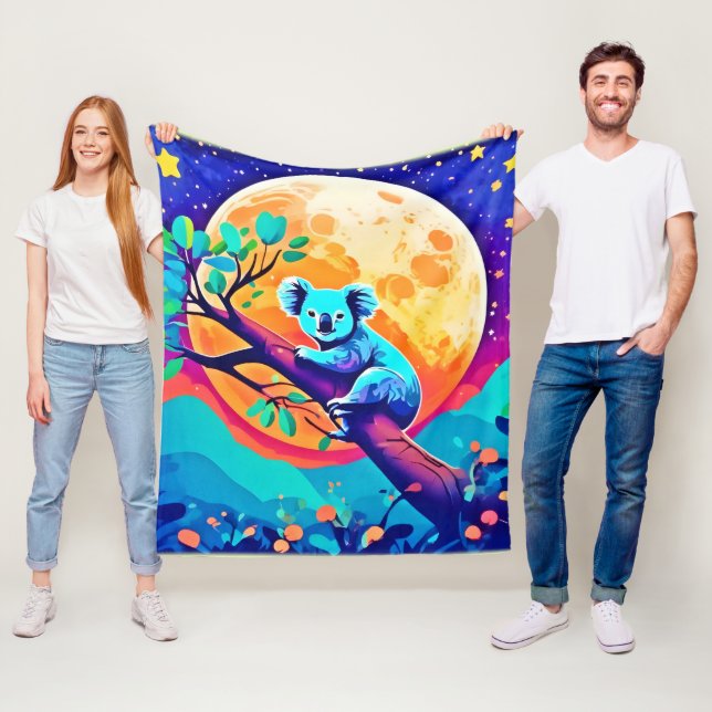 Manta Polar Luna vibrante de koala (In situ)