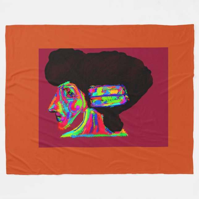 Manta Polar Luna Wolfwoman  (Frente (Horizontal))