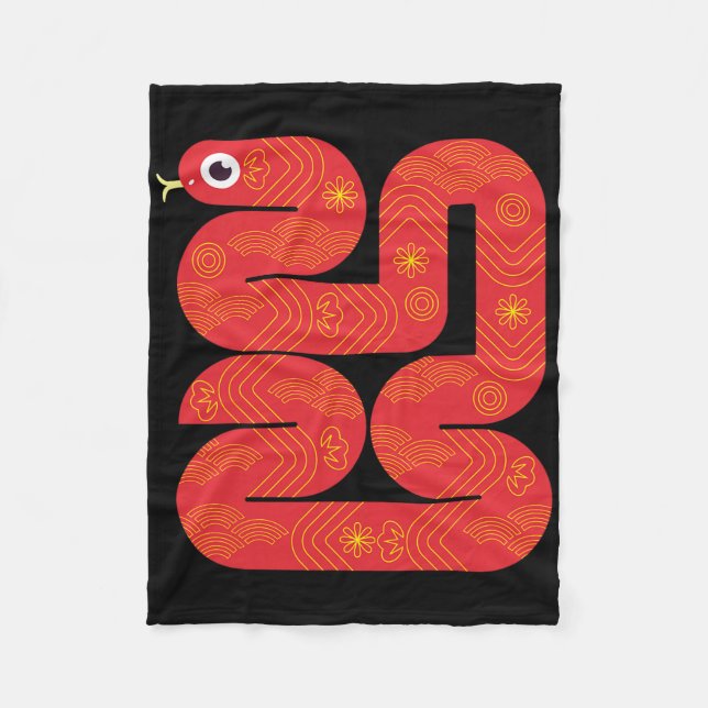 Manta Polar Lunar New Year 2025 - Year Of The Snake  (Anverso)