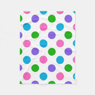 Manta Polar Lunares del multicolor