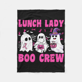 Manta Polar Lunch Lady Boo Crew Calabaza Halloween Breve Cance