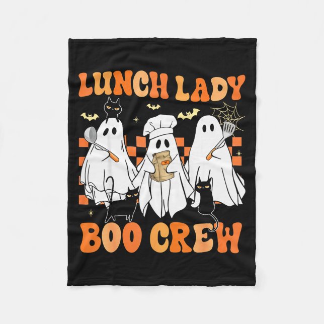 Manta Polar Lunch Lady Boo Crew Ghost Chef Funny Cafeteria Wor (Anverso)