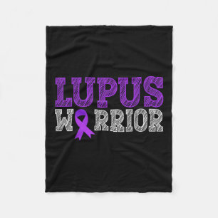 Manta Polar Lupus Warrior Purple Ribbon Lupus Awareness Mes