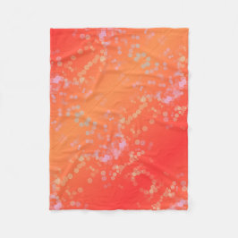 Manta Polar Luxe romantinc peach fuzz baby girl