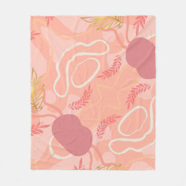 Manta Polar Luxe romantinc peach fuzz baby girl