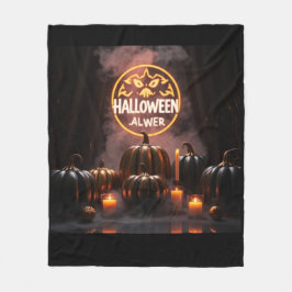 Manta Polar Luxury Halloween Fleece Blanket 2025 🎃🖤