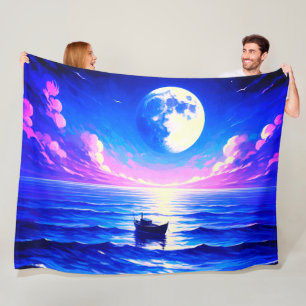 Manta Polar Luz de luna