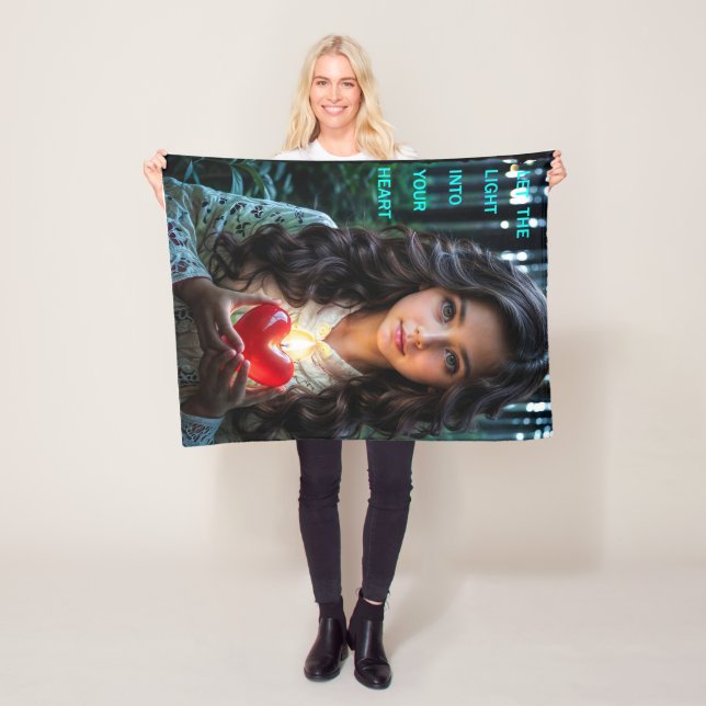 Manta Polar Luz del corazón (In situ)