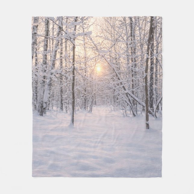 Manta Polar Luz_dorada_de_invierno (Anverso)