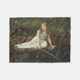 Manta Polar Mabel y la mariposa (por John Collier)