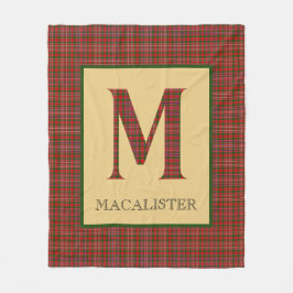 Manta Polar MacAlister Tartan Monogram M