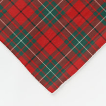 MacAulay Clan Tartán rojo y verde