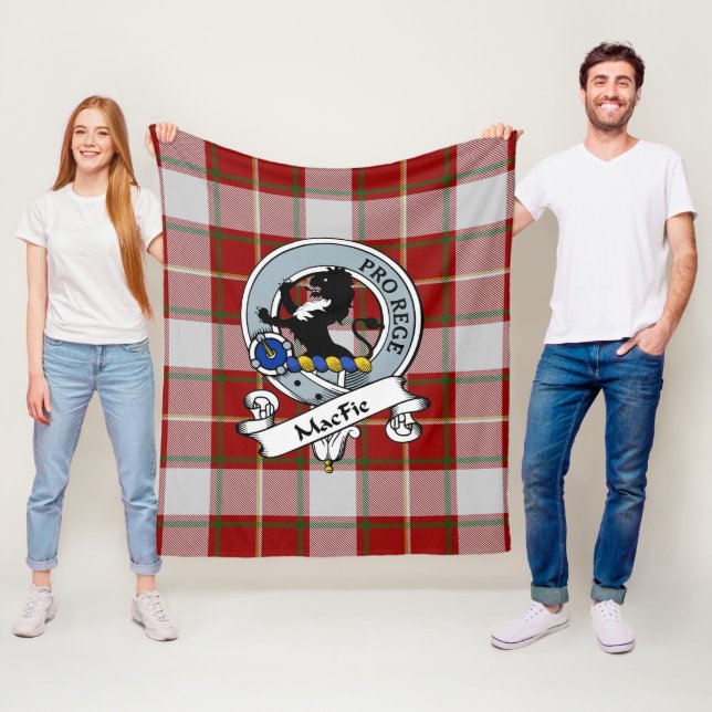 Manta Polar MacFie Clan Badge Tartan Plaid (In situ)