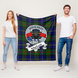 Manta Polar MacLeod De Harris Modern Clan Badge Tartan Plaid