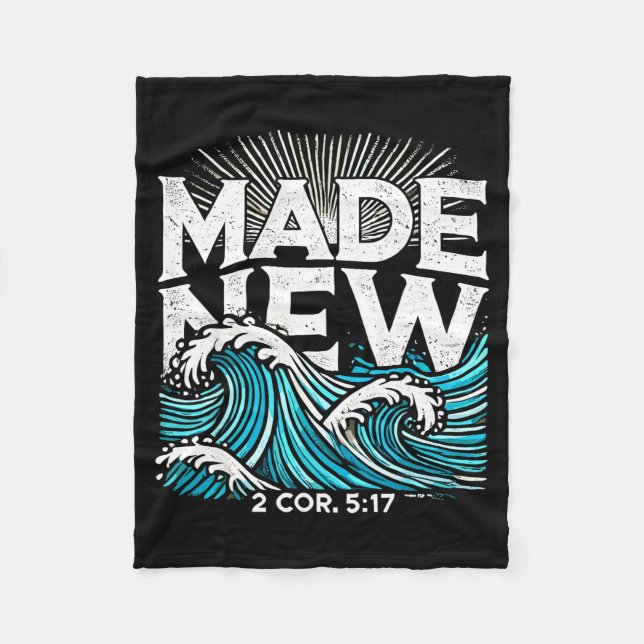 Manta Polar Made New Baptized Baptism  (Anverso)