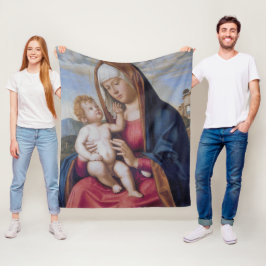 Manta Polar Madona y Niño