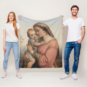 Manta Polar Madona y Niño