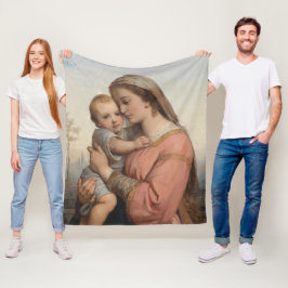 Manta Polar Madonna y el niño