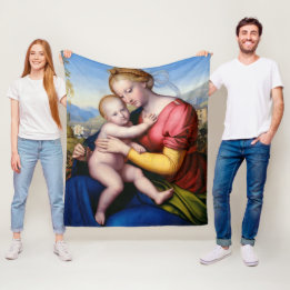 Manta Polar Madonna y el niño