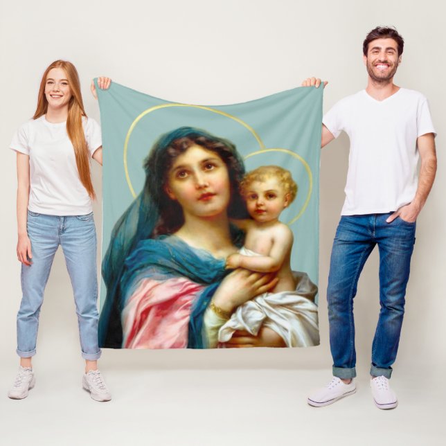 Manta Polar Madonna y Niño (In situ)