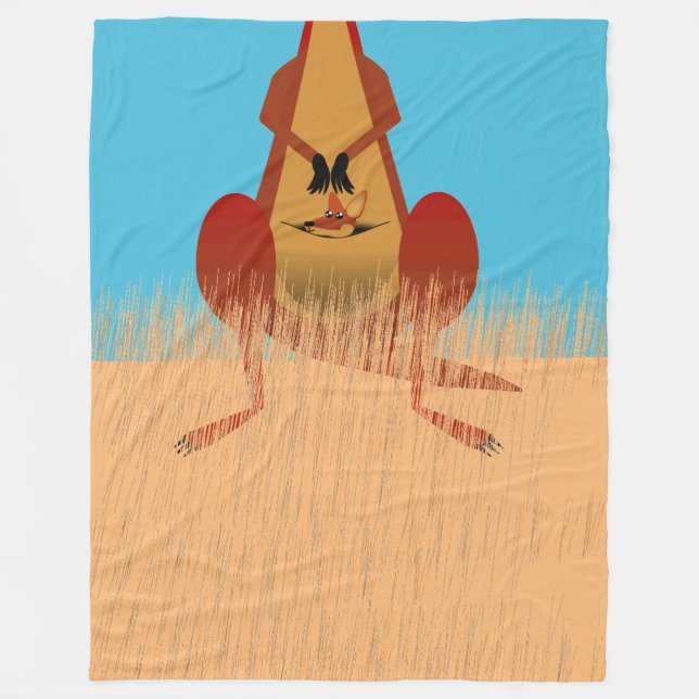 Manta Polar Madre canguro (Anverso)