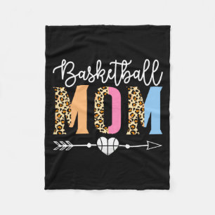 Manta Polar Madre de baloncesto Lindo juego de baloncesto Día 