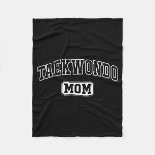Manta Polar Madre de Taekwondo Diversión Atlética Letra Día de