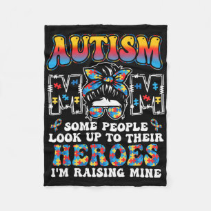 Manta Polar Madre del autismo criando a héroe Groovy desordena