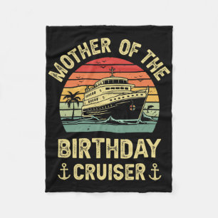 Manta Polar Madre Del Crucero De Cumpleaños Vacaciones De Cruc