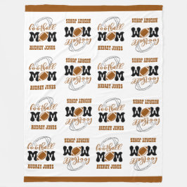 Manta Polar Madre del fútbol de tamaño grande y cariñosa