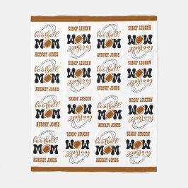 Manta Polar Madre del fútbol de tamaño medio y tierno