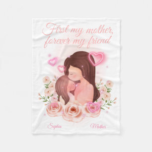 Manta Polar Madre e hija, nombres personalizados
