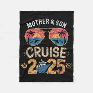 Manta Polar Madre Hijo Cruise 2025 Familia De Vacaciones Que C